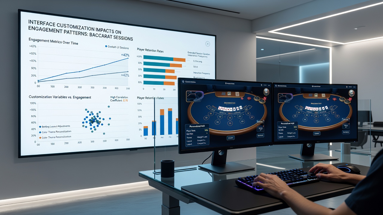 Darstellung von Engagement-Daten aus Baccarat-Sitzungen auf mobilen Plattformen