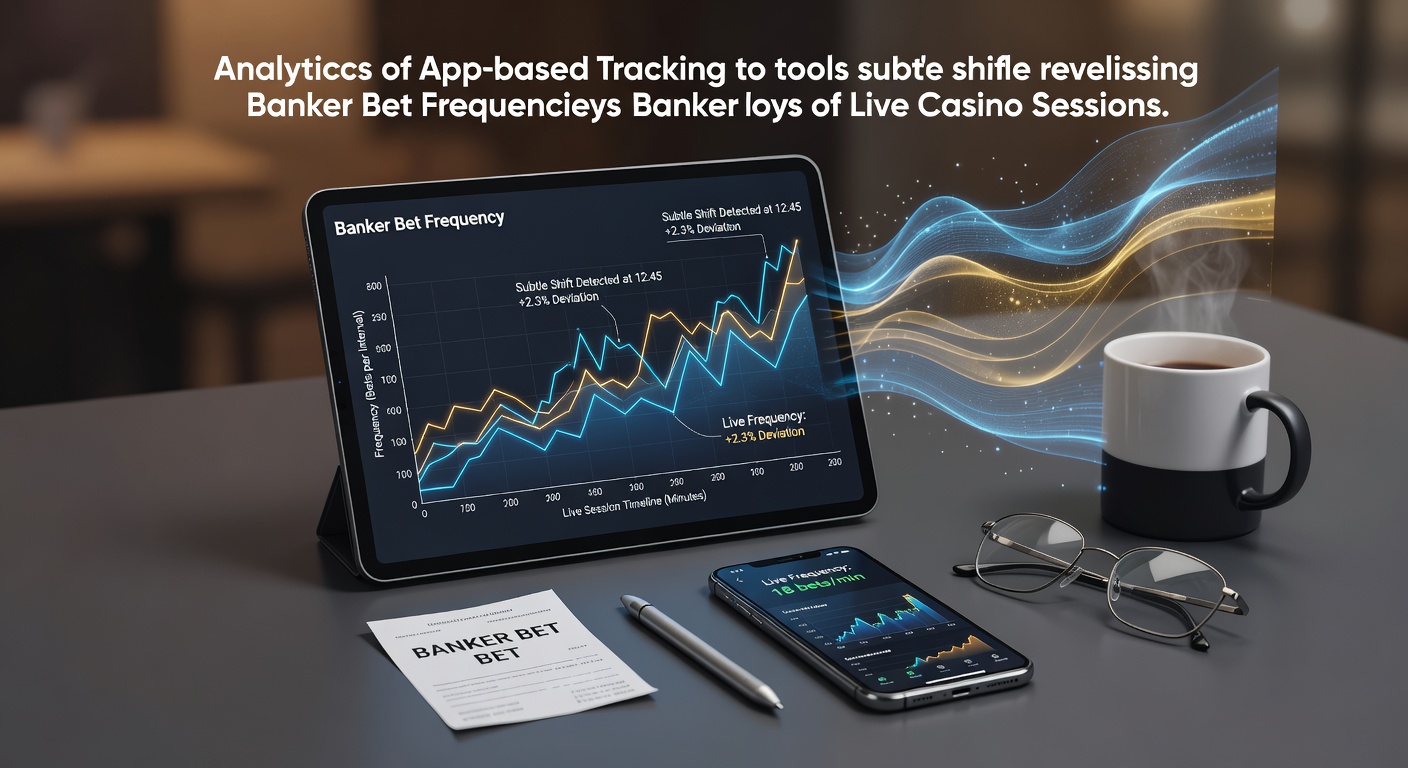 App-basiertes Tracking-Tool zeigt Echtzeitdaten zu Banker-Wetten in einer Live-Baccarat-Session