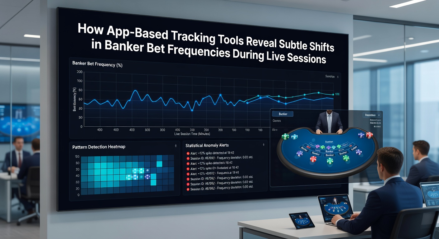 Grafische Darstellung von Frequenzverschiebungen bei Banker-Wetten in Live-Sessions