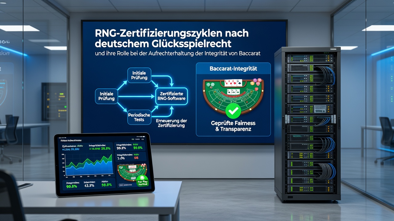 Audit und Zertifizierung von RNG-Systemen für Live-Baccarat auf regulierten Plattformen